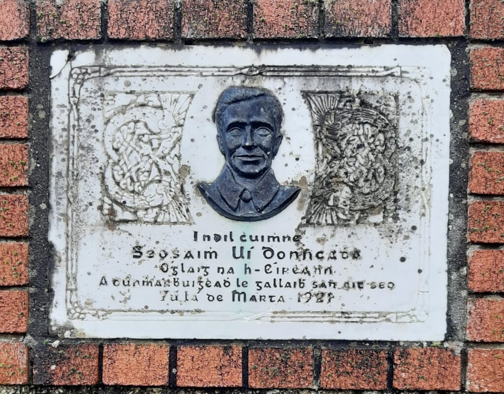 Memorial To Joseph O’Donoghue At The Place Of His Death, Now O’Donoghue ...